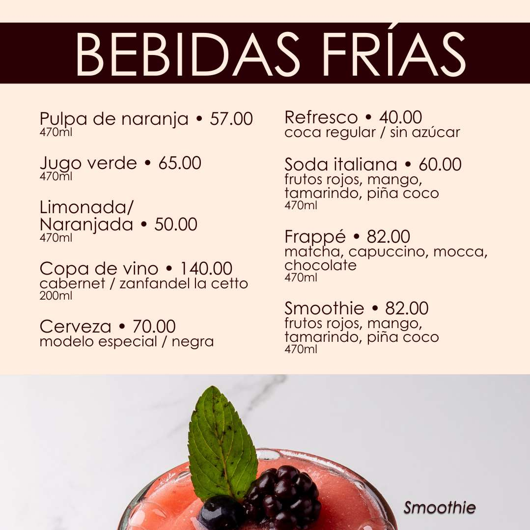 Break & Bistro Coapa Menu - Image 1