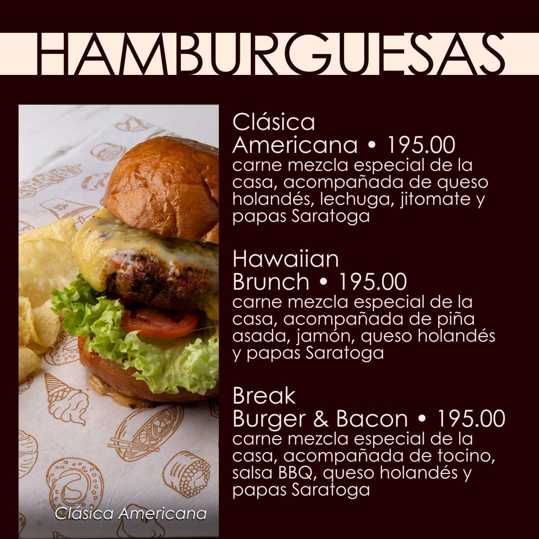 Break & Bistro Coapa Menu - Image 2